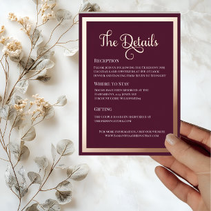 Modern Elegant Typography Rose Gold Details Card