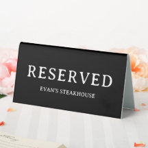 Modern Elegant Typography Simple Clean Reserved