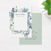 Modern Elegant watercolor floral display card (Desk)