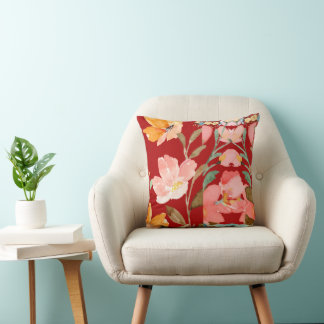 Modern Elegant Watercolor Throw Pillow