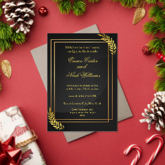 Modern Elegant Wedding Invitation Template | Edita