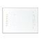 Modern Elegant White Earring Display Card