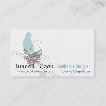 Modern Elegant Wildlife Bird Drawing Event Planner Business Card by 911business at Zazzle