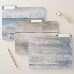 Modern Elegant Wood farmhouse western country barn File Folder