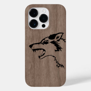 Modern elegant wood personalized - wooden Case-Mate iPhone 14 pro case