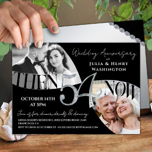 Modern Elevated 54th Wedding Anniversary Invitation