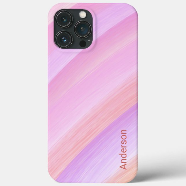 Modern Eligant Retro Line Monogram Case-Mate iPhone Case (Back)