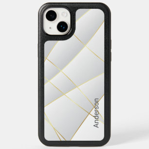 Modern Eligant Retro Line Monogram OtterBox iPhone 14 Plus Case