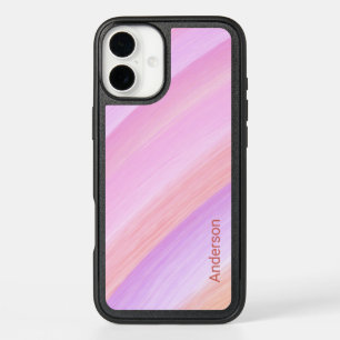 Modern Eligant Retro Line Monogram iPhone 16 Plus Case