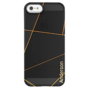 Modern Eligant Retro Line Monogram Permafrost iPhone SE/5/5s Case