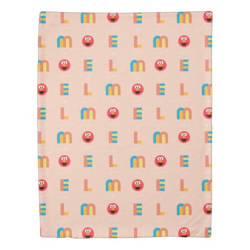 Modern Elmo Pattern Duvet Cover
