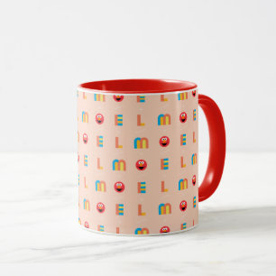 Modern Elmo Pattern Mug