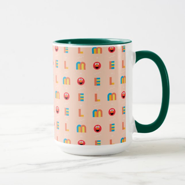 Modern Elmo Pattern Mug (Right)