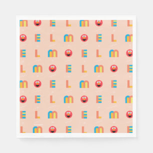 Modern Elmo Pattern Napkins