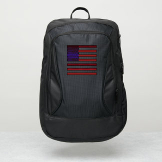 Modern Embossed American Flag Port Authority® Backpack