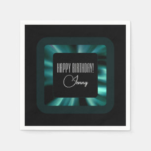 Modern Emerald Green  Napkins