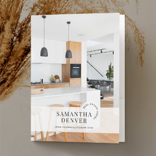 Modern Estate Agent Photo Corporate Business Pocket Folder