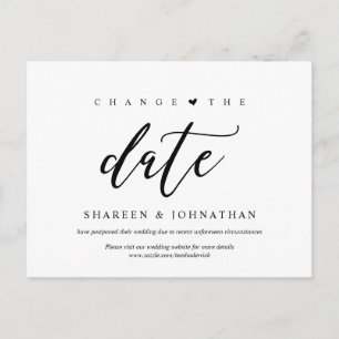 Modern Esthetic, Change the date, Party postponed Postcard