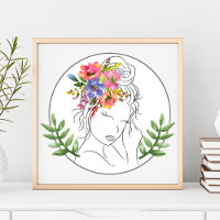 Modern Esthetician Stylist Spa Elegant Chic Floral