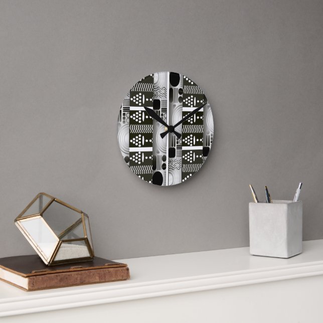 Modern Ethnic Wall Clock (Office)