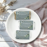 Modern Eucalyptus Bridal Shower   Hershey's Miniatures<br><div class="desc">Modern,  eucalyptus wedding design. Just edit your product in a few minutes. You can change the font/size/color and position using "further personalize".</div>