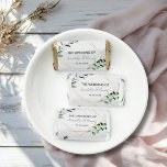 Modern Eucalyptus Bridal Shower   Hershey's Miniatures<br><div class="desc">Modern,  eucalyptus wedding design. Just edit your product in a few minutes. You can change the font/size/color and position using "further personalize".</div>