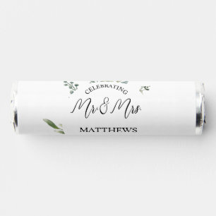 modern eucalyptus greenery wedding breath savers® mints