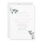 Modern Eucalyptus Greenery Wedding Invitation