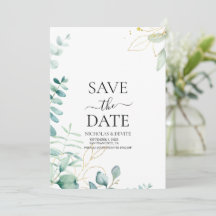 modern eucalyptus greenery wedding