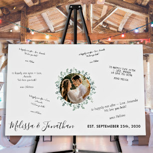 Book Canvas Wedding Guest Wedding Guest Books Zazzle