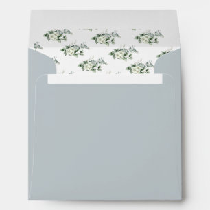 Modern Eucalyptus Square Wedding Envelope