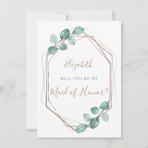 Modern Eucalyptus Watercolor Coffee Script Wedding Invitation