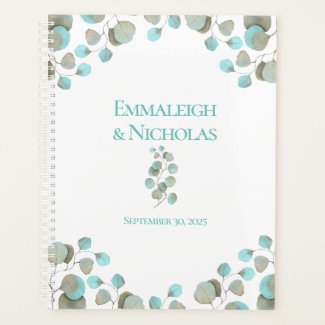 Modern Eucalyptus Wedding | Rustic Teal