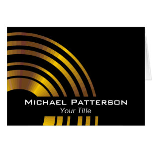 Modern Executive Circles Professional Personalized Cards