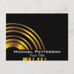 Modern Executive Circles Professional Personalized Postcard