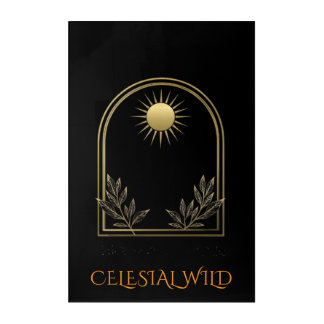 Modern Executive Gold Arch Solar Office Decor