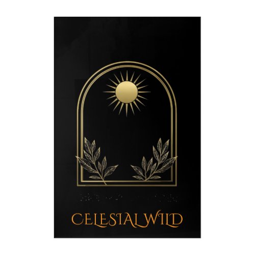 Modern Executive Gold Arch Solar Office Decor