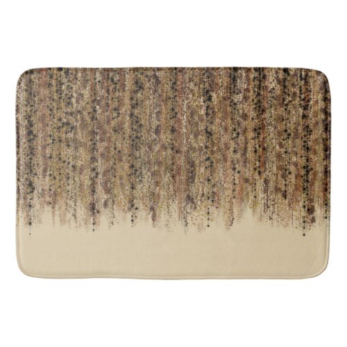 Modern Exotic Safari Abstract Glam Print Bath Mat