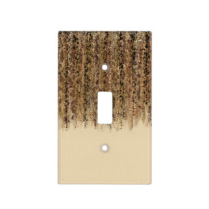 Modern Exotic Safari Abstract Glam Print Light Switch Cover