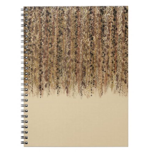 Modern Exotic Safari Abstract Glam Print Notebook