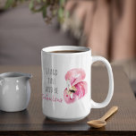 Modern Exotic Stand Tall And BE Fabulous Flamingo Two-Tone Coffee Mug<br><div class="desc">Modern Exotic Stand Tall And BE Fabulous Flamingo</div>