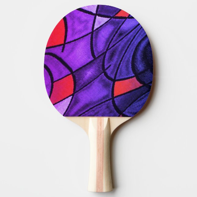 Modern Expressionism Ping Pong Paddle (Back)