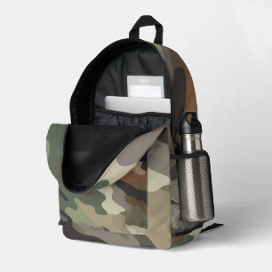 Modern Eye Catching Camouflage Printed Backpack