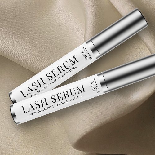 Modern Eyelash Beauty Product Mascara Tube Label