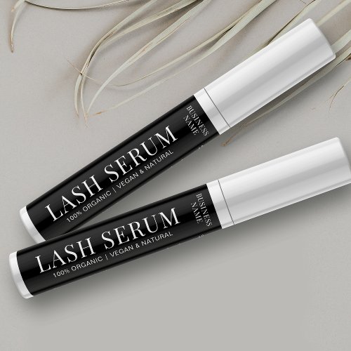 Modern Eyelash Beauty Product Mascara Tube Label