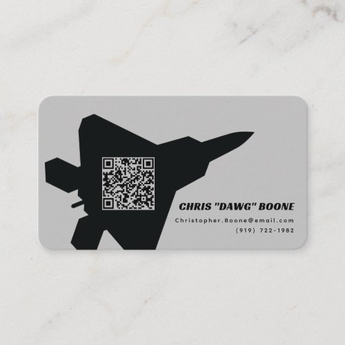 Modern F_22 Raptor Fighter Jet Business Card