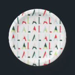 Modern Fa la la Paper Plates<br><div class="desc">Modern fa la la paper plates.</div>