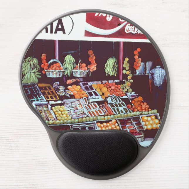 Modern Face on a Timeless Commerce, Jericho Israel Gel Mouse Pad (Front)