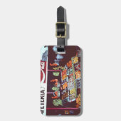 Modern Face on a Timeless Commerce, Jericho Luggage Tag (Front Vertical)