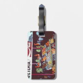 Modern Face on a Timeless Commerce, Jericho Luggage Tag (Back Vertical)